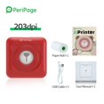 thumbnail image 2 of PeriPage Mini Pocket All-in-One Thermal Printer Wireless BT Picture Photo Label Memo Receipt Paper Printer AR Photo Function with USB Cable Support for Android iOS Smartphone Windows, 2 of 7