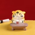 thumbnail image 2 of GROWTH TANK Figurine Tigre Nouveauté Petit Modèle en Résine pour Table Bureau à Domicile Collection D, 2 of 8