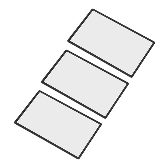 3 Pcs Couvercle en Plastique de Remplacement pour Lentille d'Écran Supérieur pour Console de Jeu Portable 2DS, Pièces et Accessoires d'Écran LCD, Restaurer la Console en Toute Confiance
