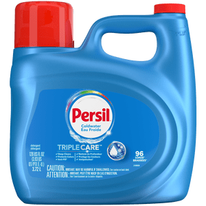 Persil Coldwater Everyday Clean Liquid Laundry Detergent, Protects Colours and Cleans, 6+ Months of Clean, 3.72L, 96 Wash Loads, HE Compatible, 1 bottle