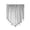Grey, variant on DcGZvy Valances for Windows Short Curtain Panel for Kitchen, Living Room, Bedroom, Bathroom Blackout Window Valance Elegant Valance Home Window Decoration