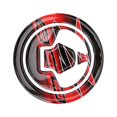 thumbnail image 4 of Oil Cover Decals, Modification Peel And Paste Resin Epoxy Fuel Cover Sticker Strong Adhesion  For Motorcycle Black + Red,Black + Green,Black Carbon Fiber Style, 4 of 8