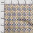 thumbnail image 1 of oneOone Polyester Lycra Fabric Check & Triangle Ikat Printed Craft Fabric BTY 56 Inch Wide, 1 of 4