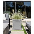 thumbnail image 4 of Veradek Brixton Cube 20"Planter Gray Gray, 4 of 9