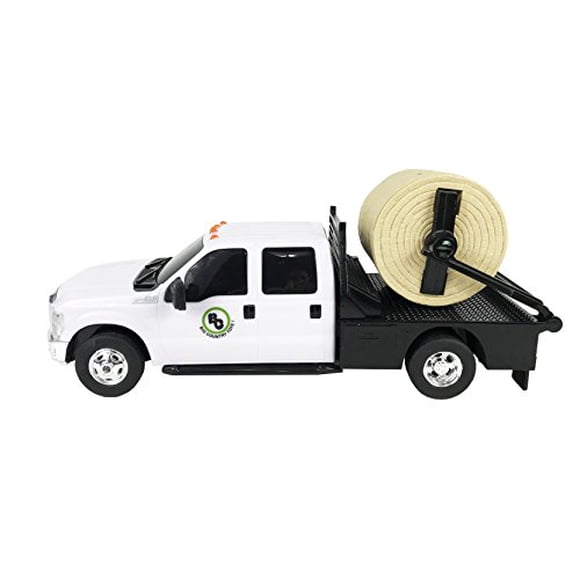 Big Country Toys Ford Flatbed - 1:20 Scale - Farm Toys - Toy Flatbed Farm Truck - Toy Truck with Hay Squeeze - Durable Plastic