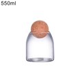 thumbnail image 1 of Storage Bottle Anti-deform Durable Waterproof Cork Stopper Bean Sugar Glass Jar for Coffee, 1 of 8
