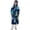 Navy, variant on Kids Bathrobe, Hooded Thickened Fleece Robe for Boys Girls, Double-Sided Plush Warm Robe, Soft Absorbent Sleepwear for Bath, Lounge, Swim for Children
