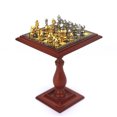 thumbnail image 1 of B143-B Ensemble d'Échecs Miniatures et Table Échecs Magnétiques Accessoires de Maison de Poupée Ensemble d'Échecs Miniatures avec Pièces Dorées et Argentées, 1 of 6