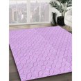 thumbnail image 3 of Ahgly Tapis Rectangulaire Lavable en Machine Intérieur Transitionnel Heliotrope Violet, 6 Pieds x 9 Pieds, 3 of 7