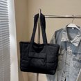 thumbnail image 4 of Fridja Clearance Quilted Casual One Shoulder Computer Bag Large Capacity Tote Bag, 4 of 6