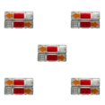 thumbnail image 2 of maskred 2pack/lot Durable LED Truck Tail Light Bar For Trucks And Trailers 24v white cover 5Set, 2 of 6