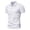 White, variant on Pisexur Men's Short Sleeve Cotton Pique Polo Shirt in Slim Fit, Summer Print Golf Polos Top Casual Performance Moisture Wicking Bowling Shirts