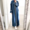 thumbnail image 2 of 2025 Robe Femme Couleur Unie à Manches Bouffantes Profondes en V Col Rond Robes Maxi pour Femmes Robe une Robe Femme Robe Chemise Robe d'Été Femme, 2 of 5