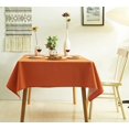 thumbnail image 3 of Dabuda Rectangle Tablecloth Waterproof Polyester Table Cloths Wrinkle-Free Washable Table Cover for Dining,picnic,Party,Buffet,Wedding,Indoor and Outdoor (Orange, 55×78 Inch), 3 of 7