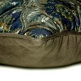 thumbnail image 2 of The HomeCentric Decorative Blue Pack of 2, 18"x18" (45x45 cm) Pillow Covers, Velvet Quilted & Velvet Printed Throw Pillows For Sofa, Abstract Pattern Contemporary Style - Kalonice, 2 of 3
