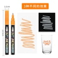 thumbnail image 4 of RKSTN Water Color Pen Metal Flash Color Fluorescent Pen Set 3ml Per Pen, 4 of 4