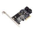 thumbnail image 1 of IOCrest SI-PEX40139 - Contrôleur de Stockage - 5 Ports, Non Raide, SATA III - SATA 6Gb/S - PCIe x4, 1 of 4