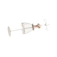 thumbnail image 4 of ZLight Elegant Jewelry Display Stand Rack Necklace 3 Steel Hanger Bracelet Earrings Champagne, 4 of 6