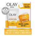 thumbnail image 2 of Olay Vitamin C Duo Pack, Brightening Exfoliating Cleanser 5 fl oz, Lightweight Moisturizer 1.7 oz, 4ct Vit Cleansing Melts, 2 of 11