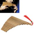 thumbnail image 4 of Panpipes, Chinese Traditional Pollution Free Panpipes Flute 15 Pipe G Key With Cleaning Tools For Play Left Hand,Right Hand, 4 of 8