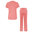 thumbnail image 2 of Adar Pro Everyday Expert Scrub Set For Women - Curved V-Neck Scrub Top & Tapered Drawstring Scrub Pants, 2 of 7