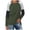 Green, variant on SNKSDGM Fitted Long Sleeve Tops for Women Set Long Sleeve Shirts for Women Women's Loose Crew Neck Striped Splicing Fashion Casual Long Sleeve T Shirt L