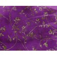 thumbnail image 4 of oneOone Georgette Viscose Violet Fabric Batik Craft Projects Decor Fabric Printed By The Yard 42 Inch Wide, 4 of 4
