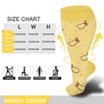 thumbnail image 2 of 3 Packs Plus Size Compression Socks Wide Calf For Women & Men Large Size Knee High Support Stockings For … Stockings compression stockings Multicolor, 2 of 2