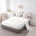 thumbnail image 3 of YST, Cute Elephant, Comforter Set, Floral, 7-Piece, Cherry Blossoms, Pink, Botanical, Queen Size, 3 of 4