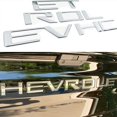 thumbnail image 1 of Tailgate Insert Letters Compatible with 2019 2020 2021 2022 2023 2024 3D Abs Plastic Emblems Badges with Strong Adhesive Chrome Silver, 1 of 9