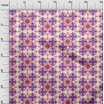 thumbnail image 3 of oneOone Viscose Jersey Light Red Fabric Geometric Sewing Craft Projects Fabric Prints By Yard 60 Inch Wide, 3 of 4