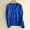 Blue, variant on VgaVtl Long Sleeve Womens Plus Size Sweaters V-Neck Womens Sweaters Cardigan Regular Button up Green Plain Casual Sweaters