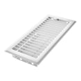 thumbnail image 4 of Imperial 4" x 10" White Steel Floor Register, Louvered, 1-pk, 4 of 6