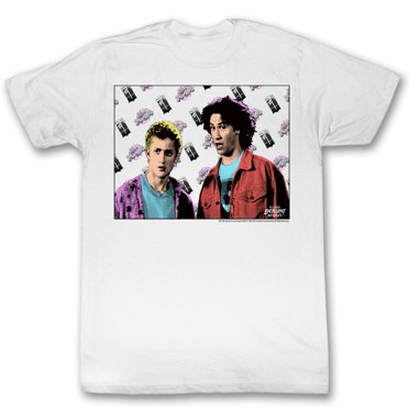 Bill And Ted Movies Flyin Adult Short Sleeve T Shirt