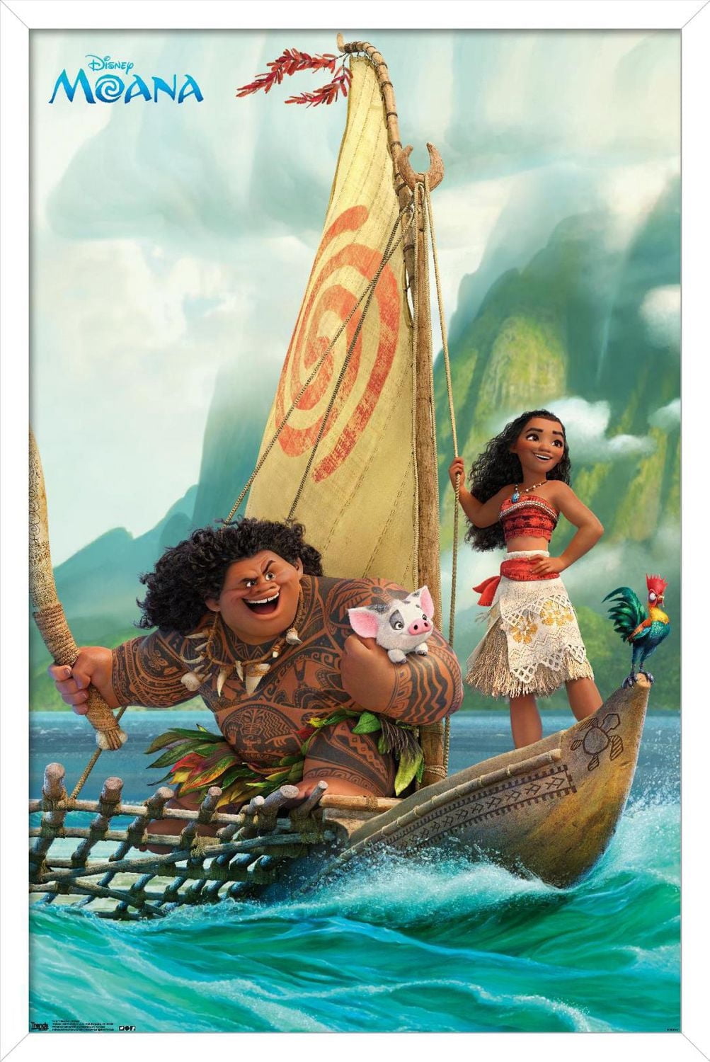 Disney Moana - Group Wall Poster, 22.375" x 34"
