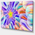 thumbnail image 2 of Multi Colored Stain Glass with Spirals - Floral Canvas Art Print, 2 of 4