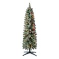 thumbnail image 1 of Home Heritage Stanley 5' Pine Artificial Christmas Tree, PreLit 150 Color Lights, 1 of 9