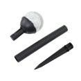 thumbnail image 3 of Mainstays Black Mini Solar Crackle Glass Light, 3 of 3