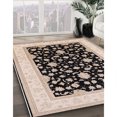 thumbnail image 2 of Ahgly Company Indoor Rectangle Mid-Century Modern Deep Peach Orange Oriental Area Rugs, 6' x 9', 2 of 6