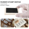 thumbnail image 4 of Black Ink Pad Inkpad Rubber Stamp Finger Print Craft Non-, 4 of 5