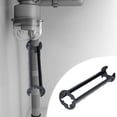 thumbnail image 3 of Vacemry Sink Wrench, Multifunctional Four Claw Hexagonal Faucet Tool, 360 Degree Rotation Bathroom Maintenance And Installation Tool, Faucet Hose Socket Wrench For Kitchen Sink, Toilet, Pipe, Drain, 3 of 8