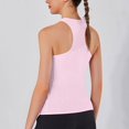 thumbnail image 5 of Timegard Débardeurs de Yoga pour Femmes Séchage Rapide Col Rond Sans Manches Dos Ouvert Entraînement Course Gym Haut Chandails de Sport, 5 of 5