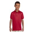 thumbnail image 1 of Jerzees Polo Sans Étiquette Résistant aux Taches pour Grand Garçon, Style 437Y, 1 of 1