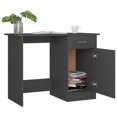 thumbnail image 2 of vidaXL Desk Grey 100x50x76 cm Engineered Wood, 2 of 5