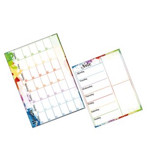 HAOAN2pcs Magnetic Dry Erase Board Sheet Magnetic Dry Erase Menu White Board Cute Whiteboard Calendar Dry Erase Boards Erasable Weekly Calendars Planners Whiteboard