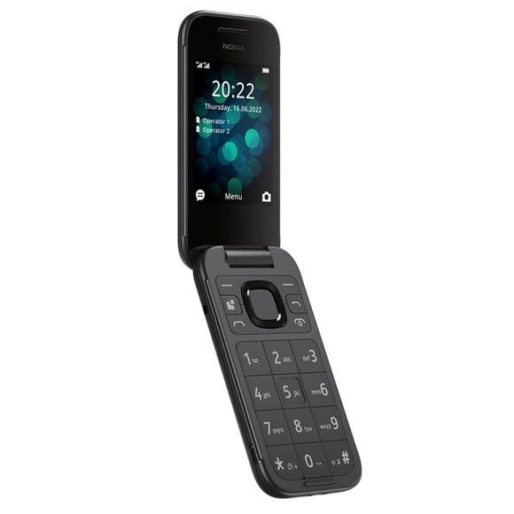 New Unlocked Nokia 2660 Flip Ds 4G Black Oem