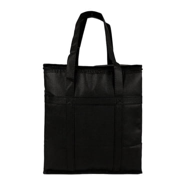 Sacs Isothermes pour Emporter Sac de Livraison de Nourriture Isolé Grande Capacité Nourriture Thermique Noir avec Fond