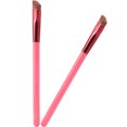 thumbnail image 2 of Shisuyan 2Pcs Makeup Brushes for Eyebrow Makeup with Artificial Fiber Pink, 2 of 9