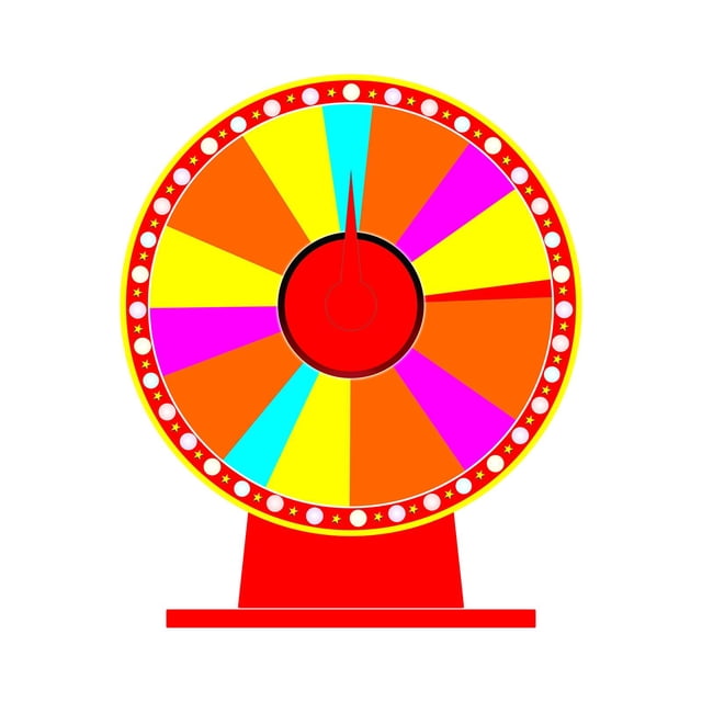 Tabletop Turntable Casino Wheels Acrylic Pointer Roulette Wheel Wheel of Fortune 50cm Unequal