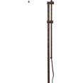 thumbnail image 3 of Benjara BM225082 Metal Rectangular Floor Lamp with Adjustable Pole, Bronze, 3 of 5
